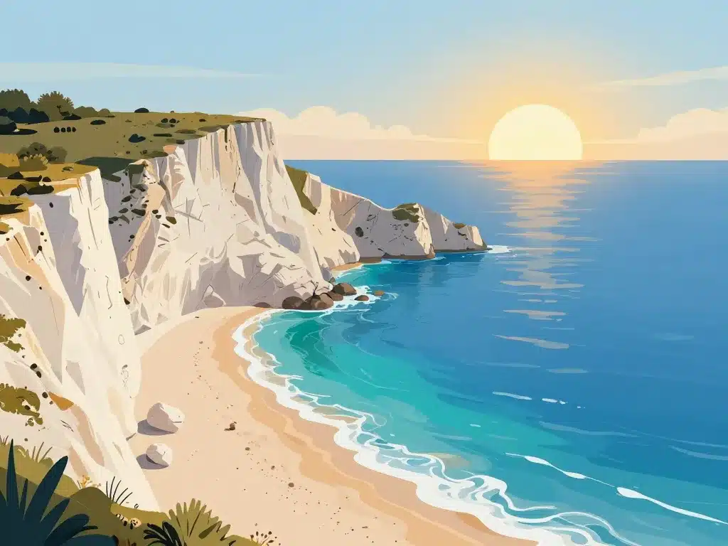 Côte plages falaises paysage Chypre