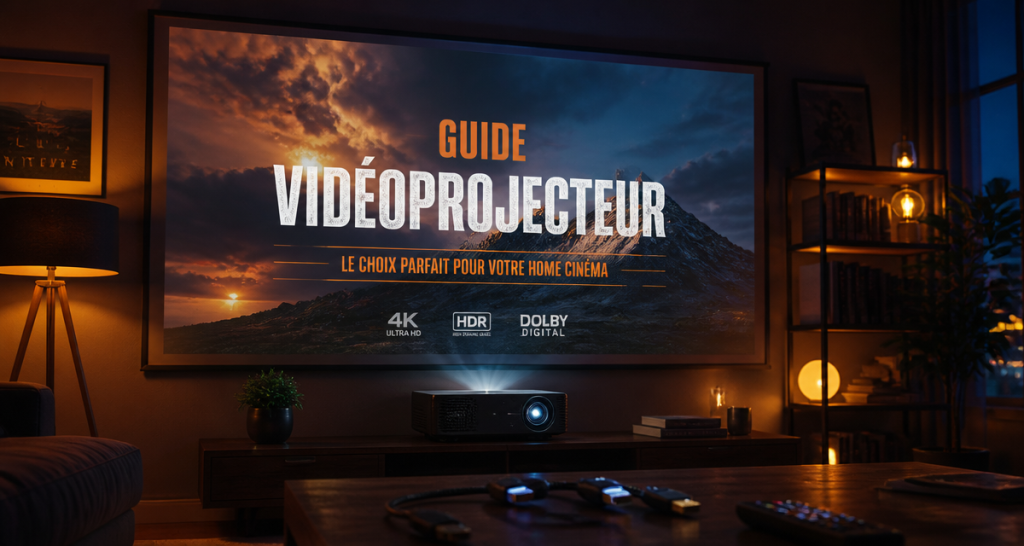 choisir videoprojecteur image salon moderne