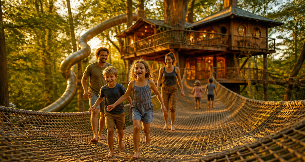le bois des lutins avis enfants sur filets et cabane