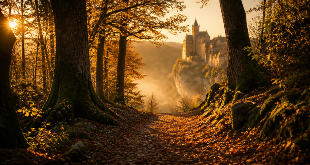 Les plus belles randonnées en Dordogne, sentier forêt et château