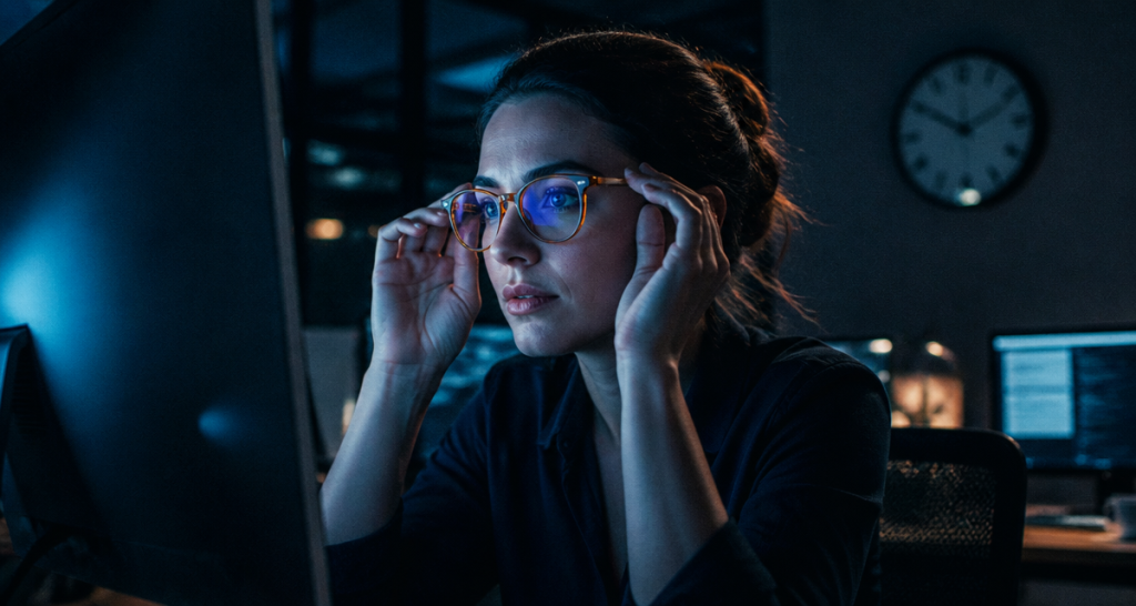 lunettes anti lumiere bleue efficacite devant ecran