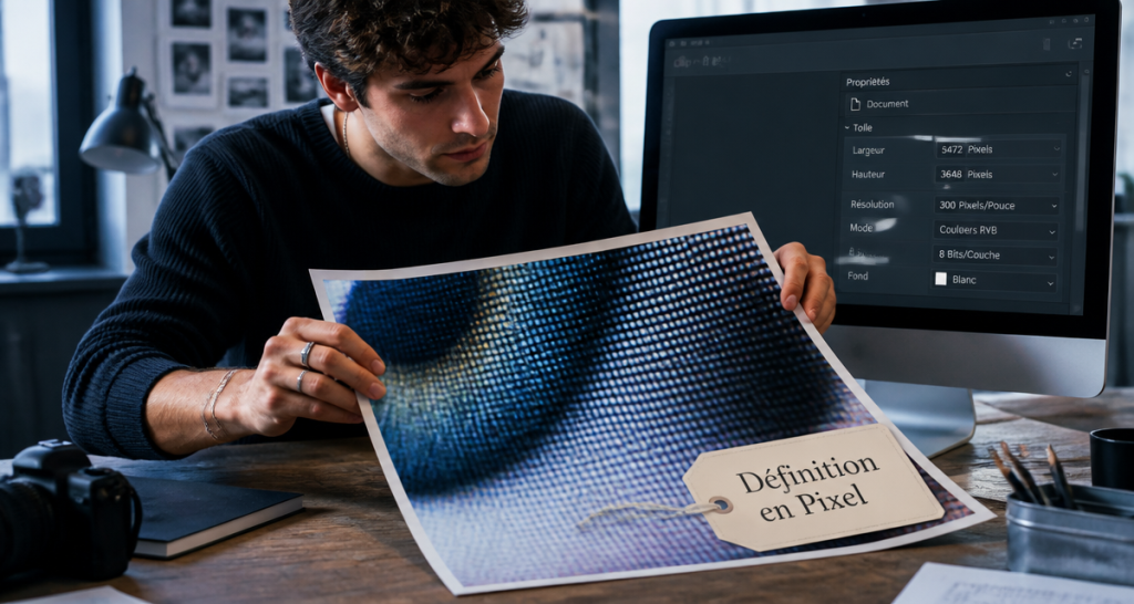 Quel est la definition de l'image en pixel sur photo imprimée