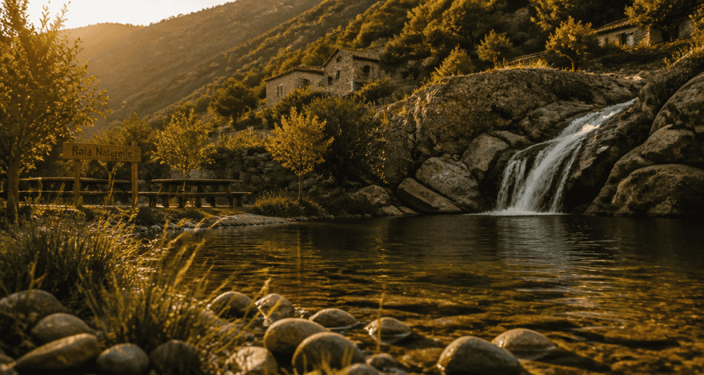 Segirei plage fluviale rivière Mente