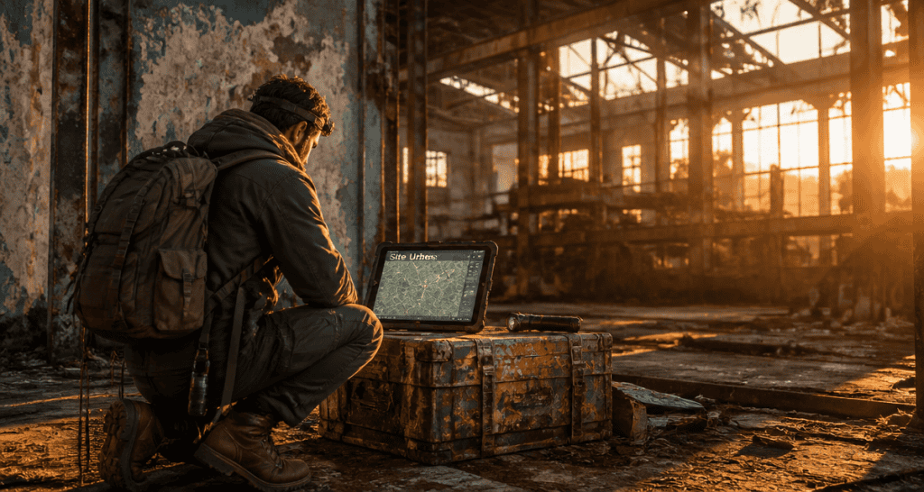 site urbex explorateur usine abandonnée