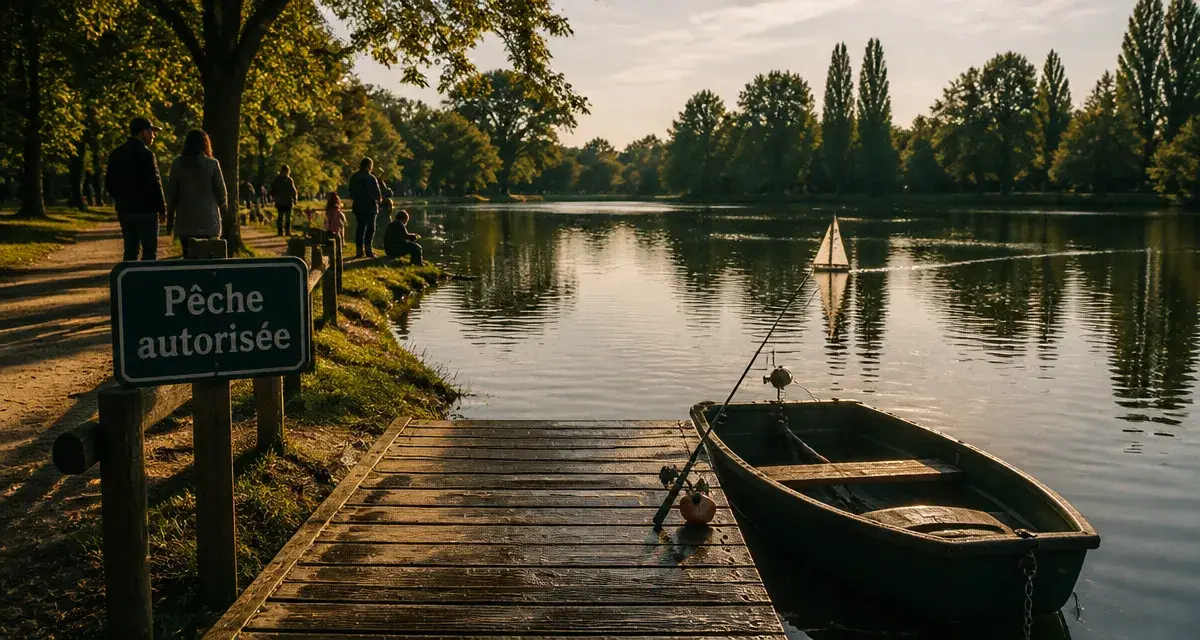 Lac de canotage de Sélestat, pêche sur le plan d’eau