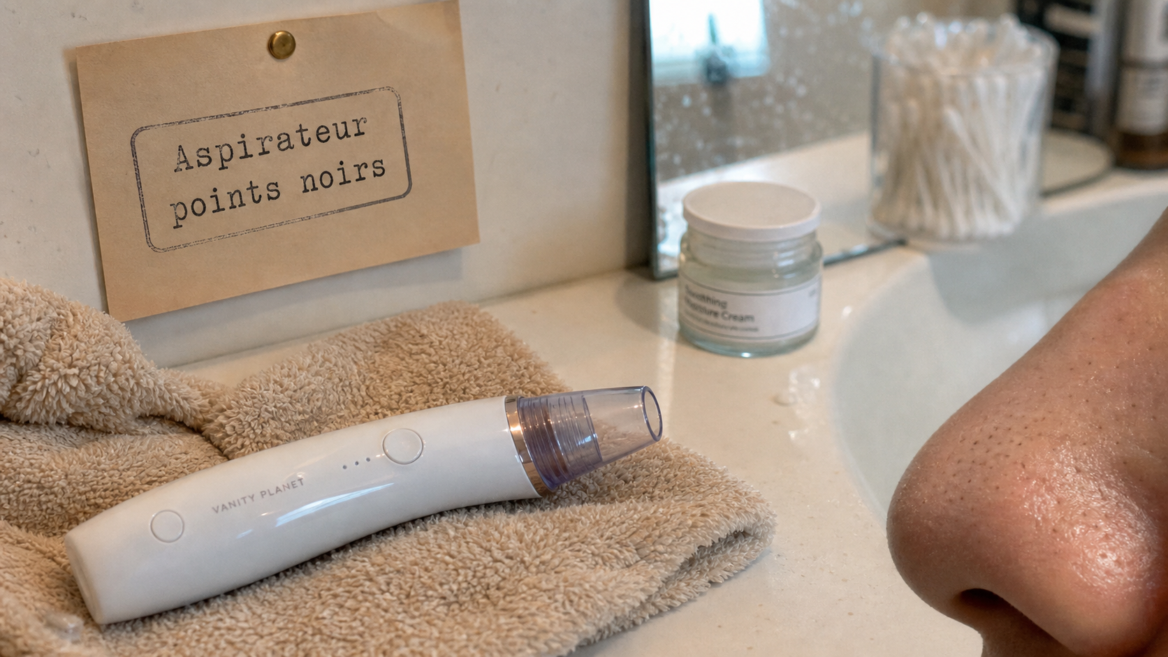 Aspirateur point noir avis dermatologue, pores du nez visibles