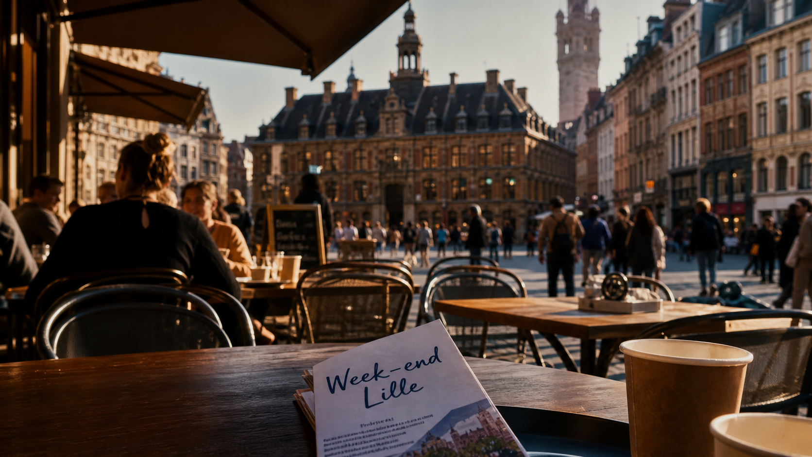Que faire à Lille : Grand’Place, Vieille Bourse et terrasses