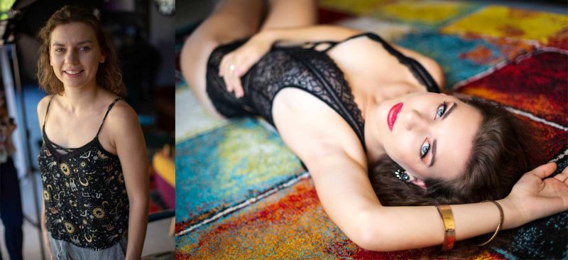 avant après séance photo boudoir