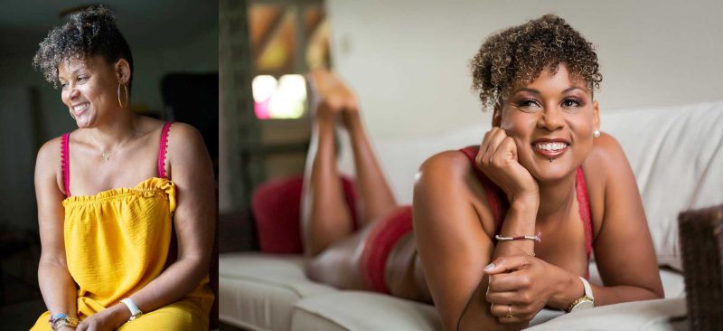 avant après séance photo boudoir