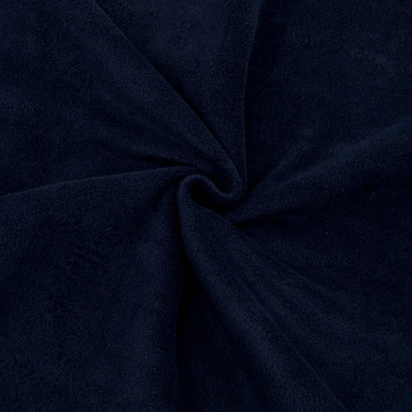 Plain Antipill fleece per half metre NAVY BLUE