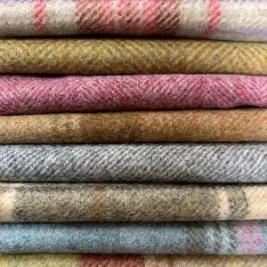 100% Wool fabrics and Wool Mixes