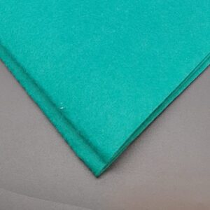 100% Acrylic Felt Square 45cm (17.7") per piece - Turquoise Blue Green