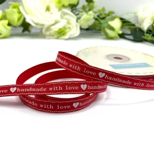 Handmade with Love Grosgrain 10mm per 1/2 metre