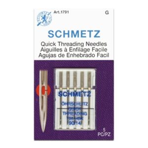 Quick threading sewing machine Needles - 90/14 - Schmetz