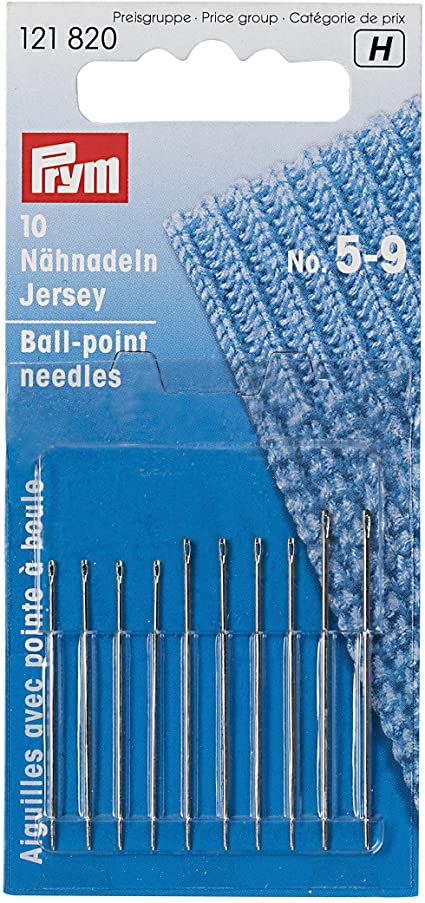 Prym Ball-point hand sewing Needles - no.5-9