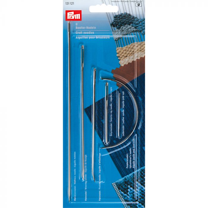 Prym Assorted Craft Needles for Waving and Upholstery - Large