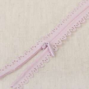 Lace Zip - Light Pink - 16''/40cm