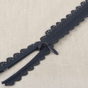 Lace Zip - Navy - 16''/40cm