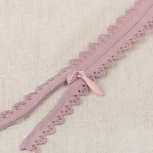 Lace Zip - Pink - 9''/23cm