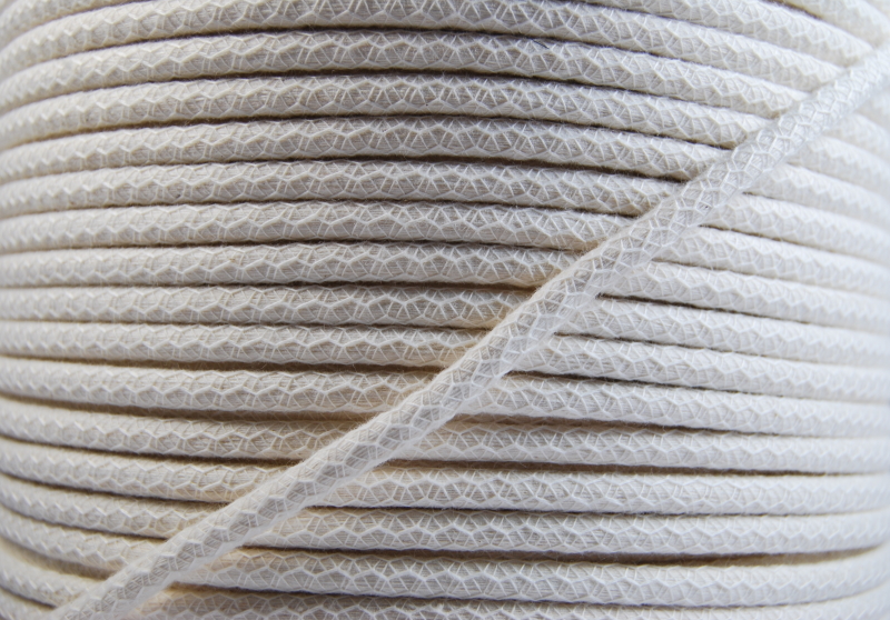 Netted Pre-Shrunk Piping Cord - 5mm - per 1/2 metre