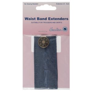 Waistband Extender Button Extends 2.5 - 5cm - Medium denim
