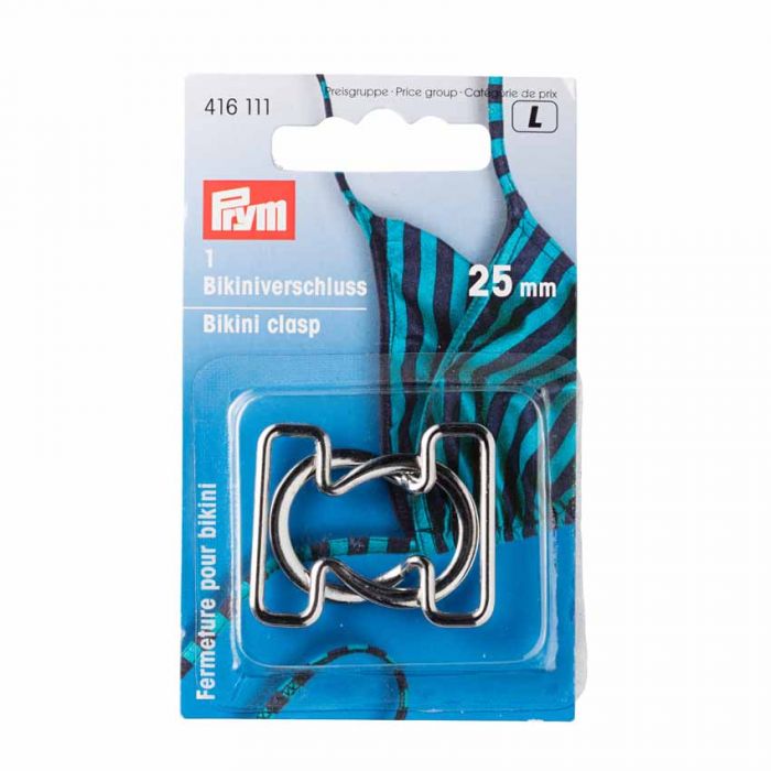 Prym Bikini & Belt Clasp Hook - Silver - 25mm