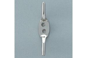 Chrome Silver Cleat incl. silver screws 75mm