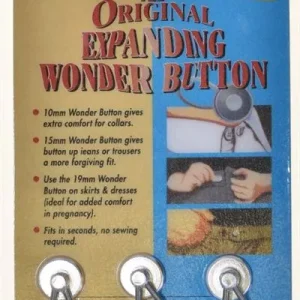 Expanding wonder button - 15mm