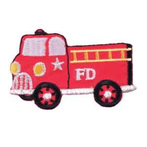 Iron on/sew on Fire Engine Motifs