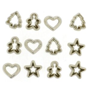 Dress It Up- Mini cookie cutters embellishments-10pcs, 15mm*