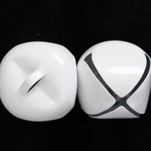 Christmas Jingle Bell - White - 38mm