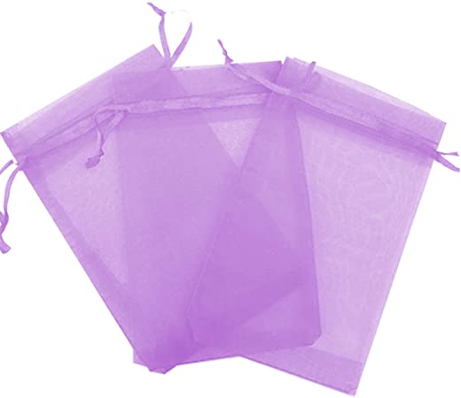 Organza Favour Bags - Large - Lilac - per pcs