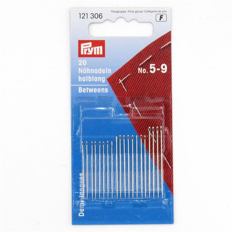 Prym Betweens Hand Sewing Needles - Size 5-9
