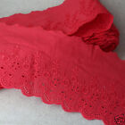 red broderie anglaise