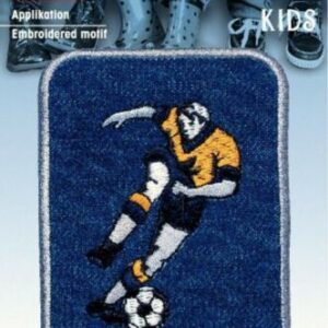 Iron on/sew on Football Motifs/badge/patch 9.5x6.5cm