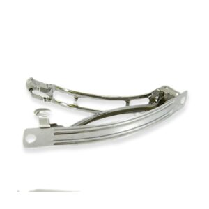 Hair Clip - Nickel - 40mm, per piece *