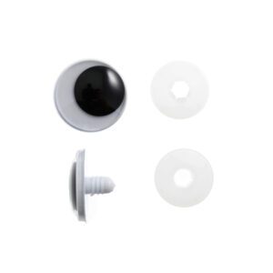 Safety googly Toy Eyes - 12mm - Black