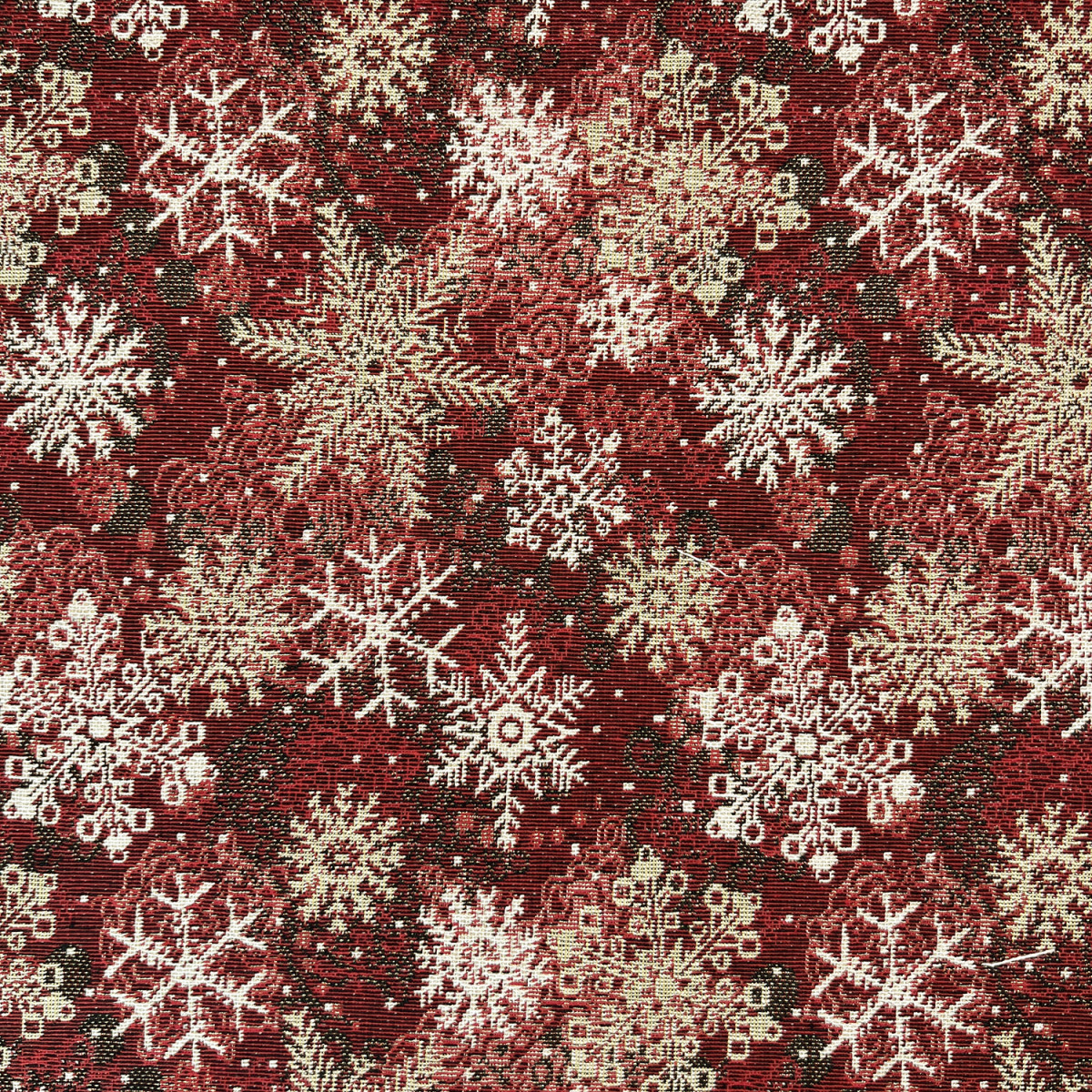 New World Tapestry Lurex Snowflake