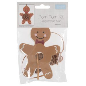 pom pom gingerbread man