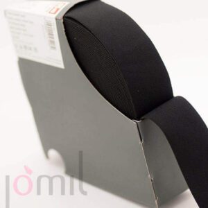 Prym Soft Elastic Waistband - 38mm - Black, per metre
