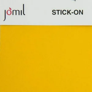 Nylon waterproof mending patches, self adhesive/Iron on, Yellow