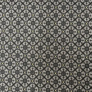 + 'Gloria Grey/Black' by Stof Fabrics Fat Quarter