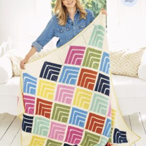 Mitered Squares Blanket Kit 9956 Stylecraft SSDK instead Life DK