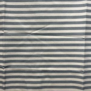 Blue and White stripes - 100% Cotton Print, 1m piece SALE