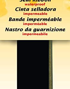 Kleiber Self Adhesive Waterproof Seal Ribbon - Black - 3m