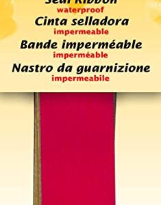 Kleiber Self Adhesive Waterproof Seal Ribbon - Red - 3m