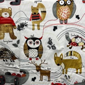 Prestigious Textiles 'Animal Trail'-100% Cotton, 2.10mpiece SALE