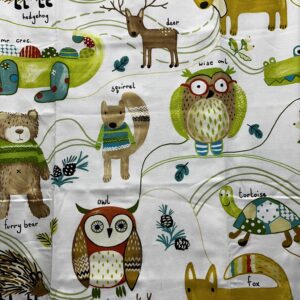 Prestigious Textiles 'Animal Trail'-100% Cotton  2.3m piece SALE