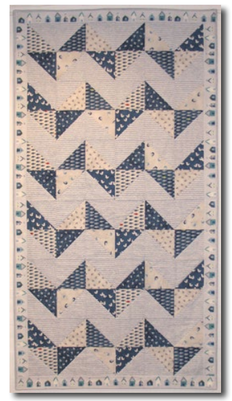Seaside Strand Quilt top