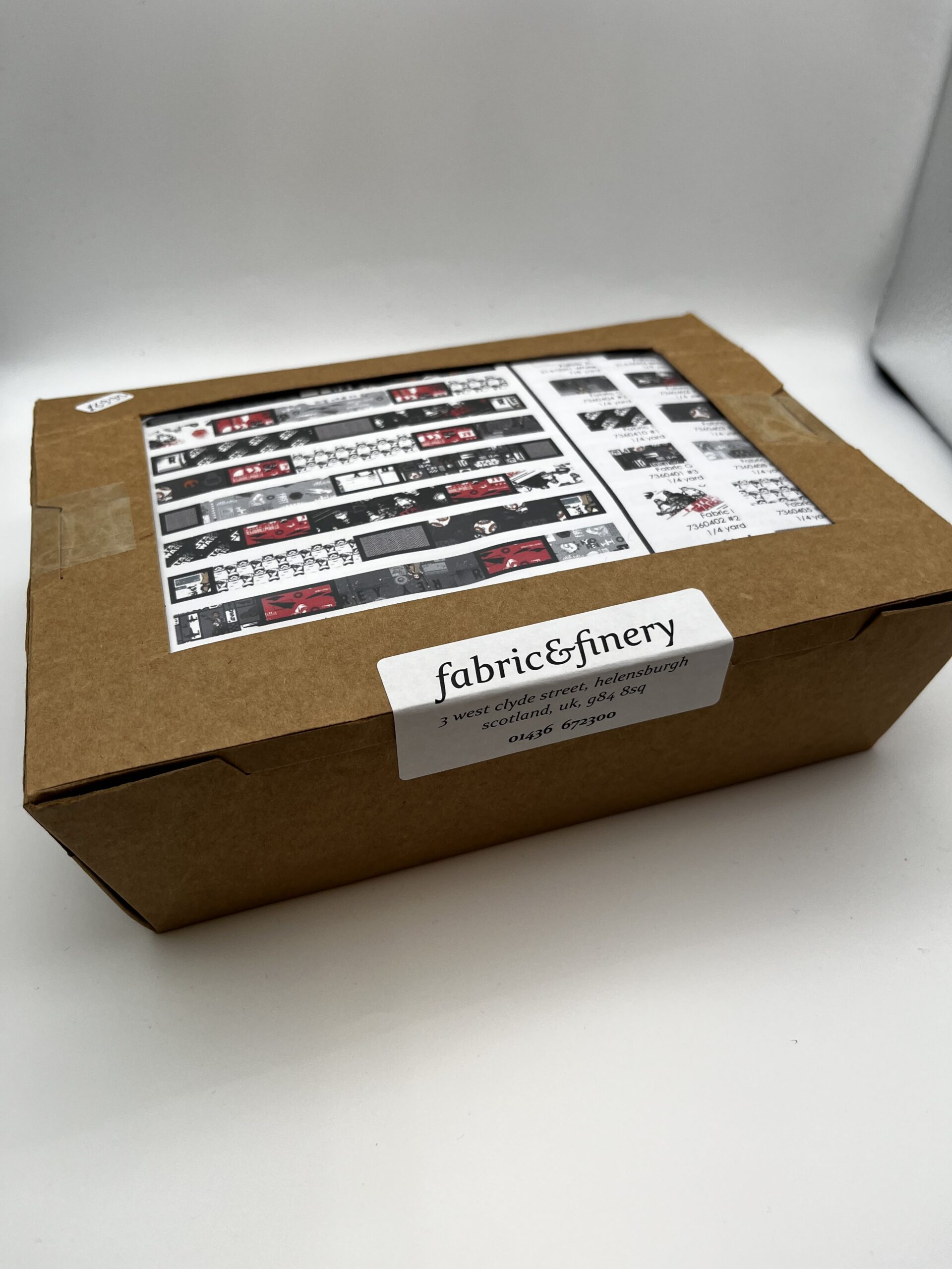 Star Wars Quilt Top box